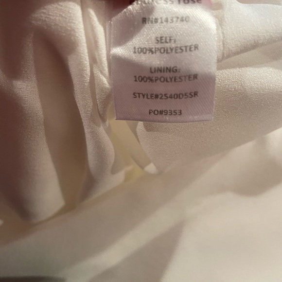 Endless Rose white backless dress size S - Picture 7 of 7